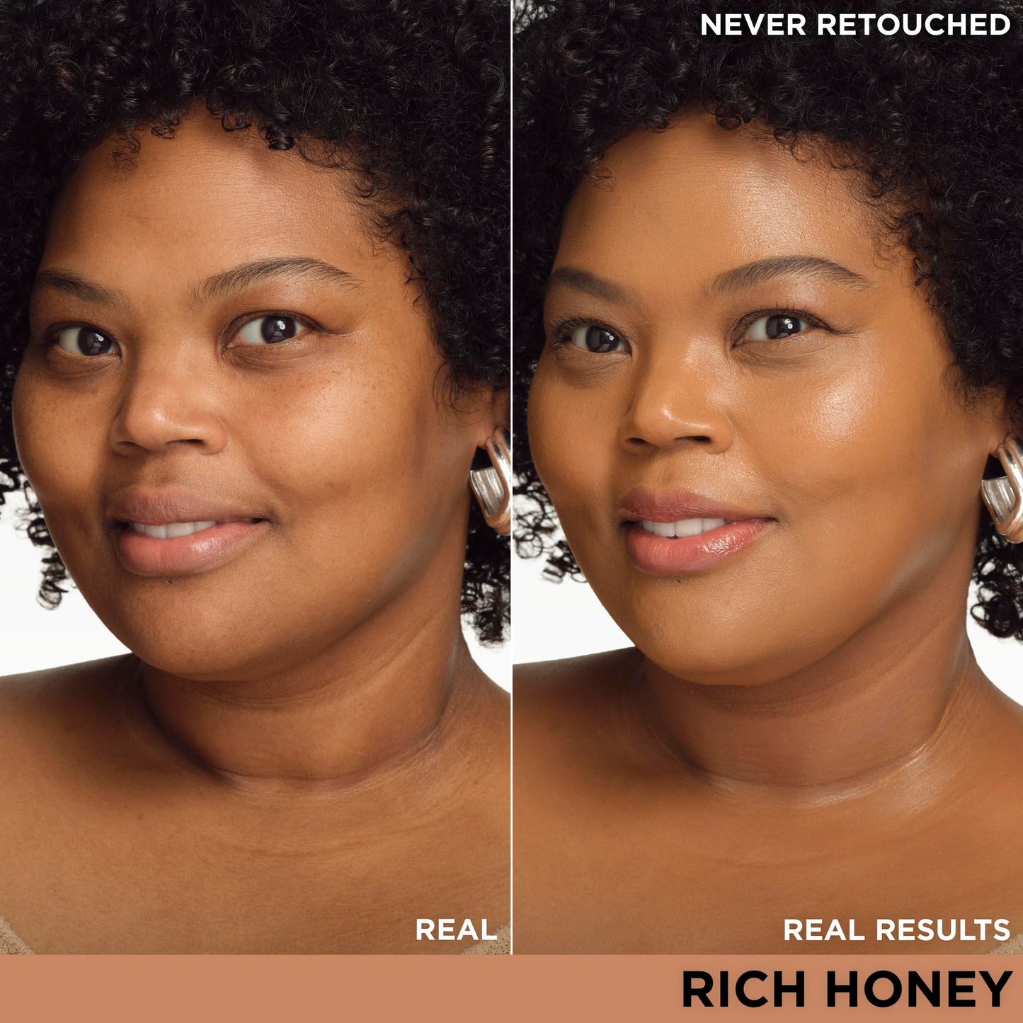 IT Cosmetics CC+ Nude Glow Rich Honey — Medium Coverage Skin Tint with SPF 40 & Brightening Serum