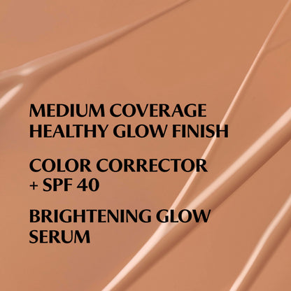 IT Cosmetics CC+ Nude Glow Rich Honey — Medium Coverage Skin Tint with SPF 40 & Brightening Serum