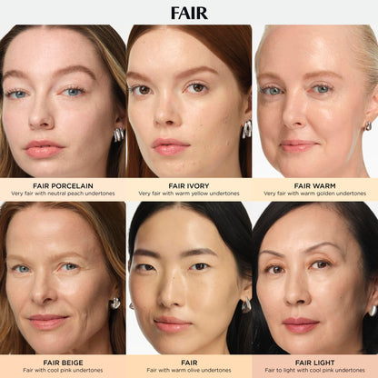 IT Cosmetics CC+ Nude Glow (Fair Porcelain) – Medium Coverage Foundation with SPF 40, Brightening Serum