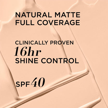 IT Cosmetics CC+ Natural Matte SPF 40 Foundation – Poreless Full Coverage (Fair Beige)