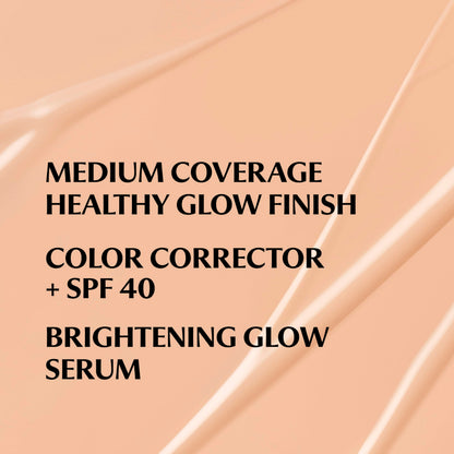 IT Cosmetics CC+ Nude Glow (Light Medium) — SPF 40 Skin Tint with Brightening Serum & 2% Niacinamide