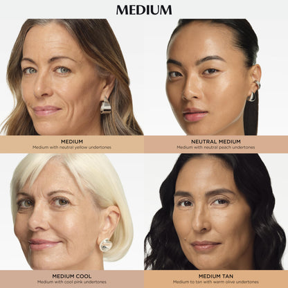 IT Cosmetics CC+ Nude Glow (Medium Cool) – SPF 40 Brightening Skin Tint with Niacinamide & HA