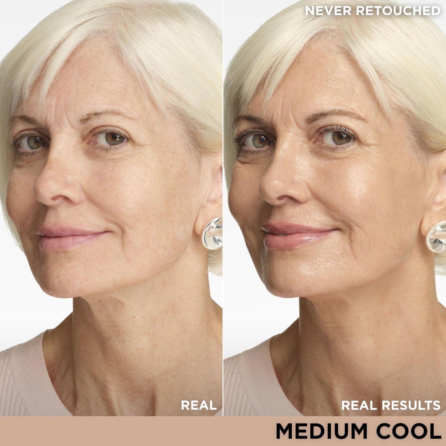 IT Cosmetics CC+ Nude Glow (Medium Cool) – SPF 40 Brightening Skin Tint with Niacinamide & HA