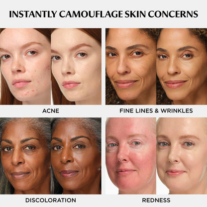 IT Cosmetics CC+ Cream Tan Warm – Full Coverage Foundation with SPF 50+