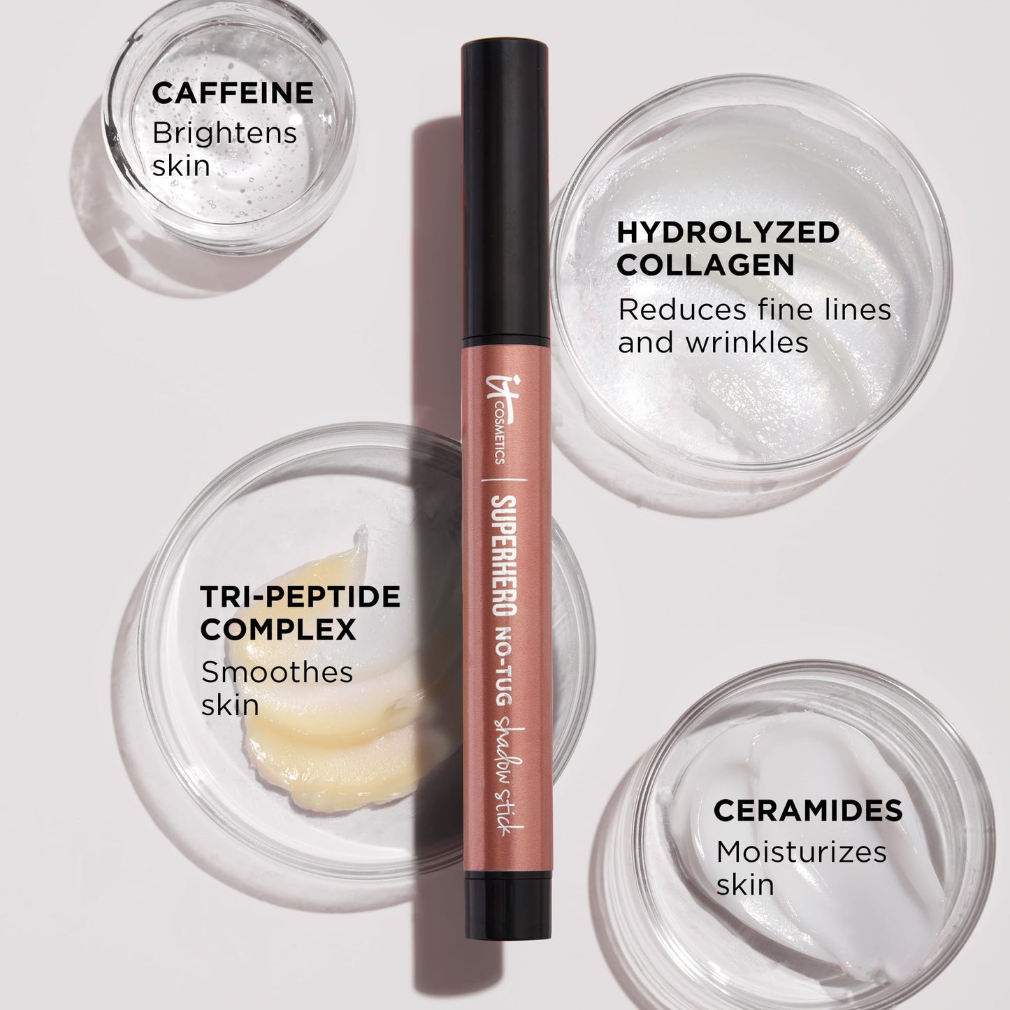 IT Cosmetics Superhero No-Tug Waterproof Eyeshadow Stick – Mighty Mauve