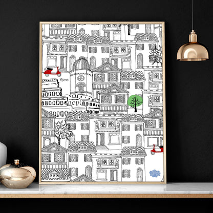 Italy print wall art | set of 2 travel posters