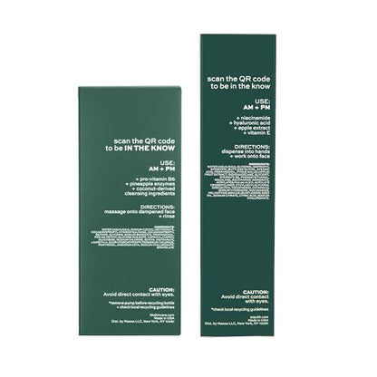 ITK Skincare 2-in-1 Milk-To-Foam Cleanser + Weightless Hydrating Moisturizer | Makeup Remover & Hydration Set