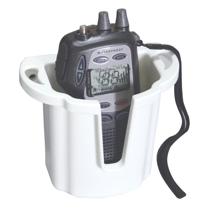 Nuova Rade Store-All VHF FRS Radio Case White Marine Boat Storage Holder 94152