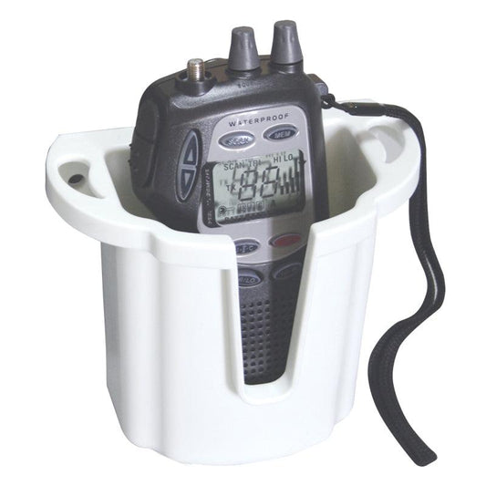 Nuova Rade Store-All VHF FRS Radio Case White Marine Boat Storage Holder 94152