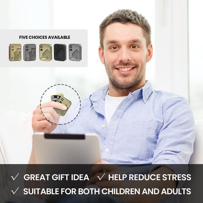 ITOKEY Fidget Toys for Adults — Magnetic Slider & EDC Poker Cards for Stress Relief