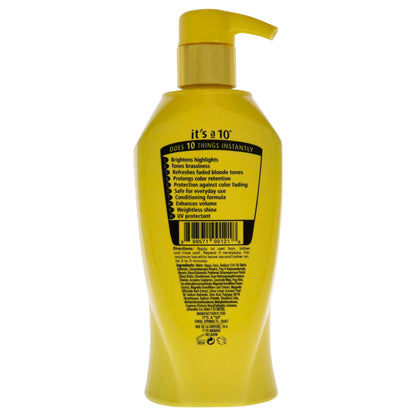 It's a 10 Haircare Miracle Brightening Shampoo for Blondes – 10 oz