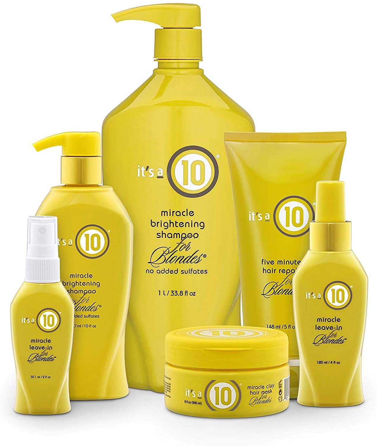 it's a 10 Haircare Miracle Leave-In Conditioner for Blondes – 4 oz Pack of 5