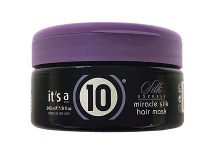 It's a 10 Haircare Silk Express Miracle Silk Hair Mask, 8 fl oz – Deep Conditioning for All Hair Types