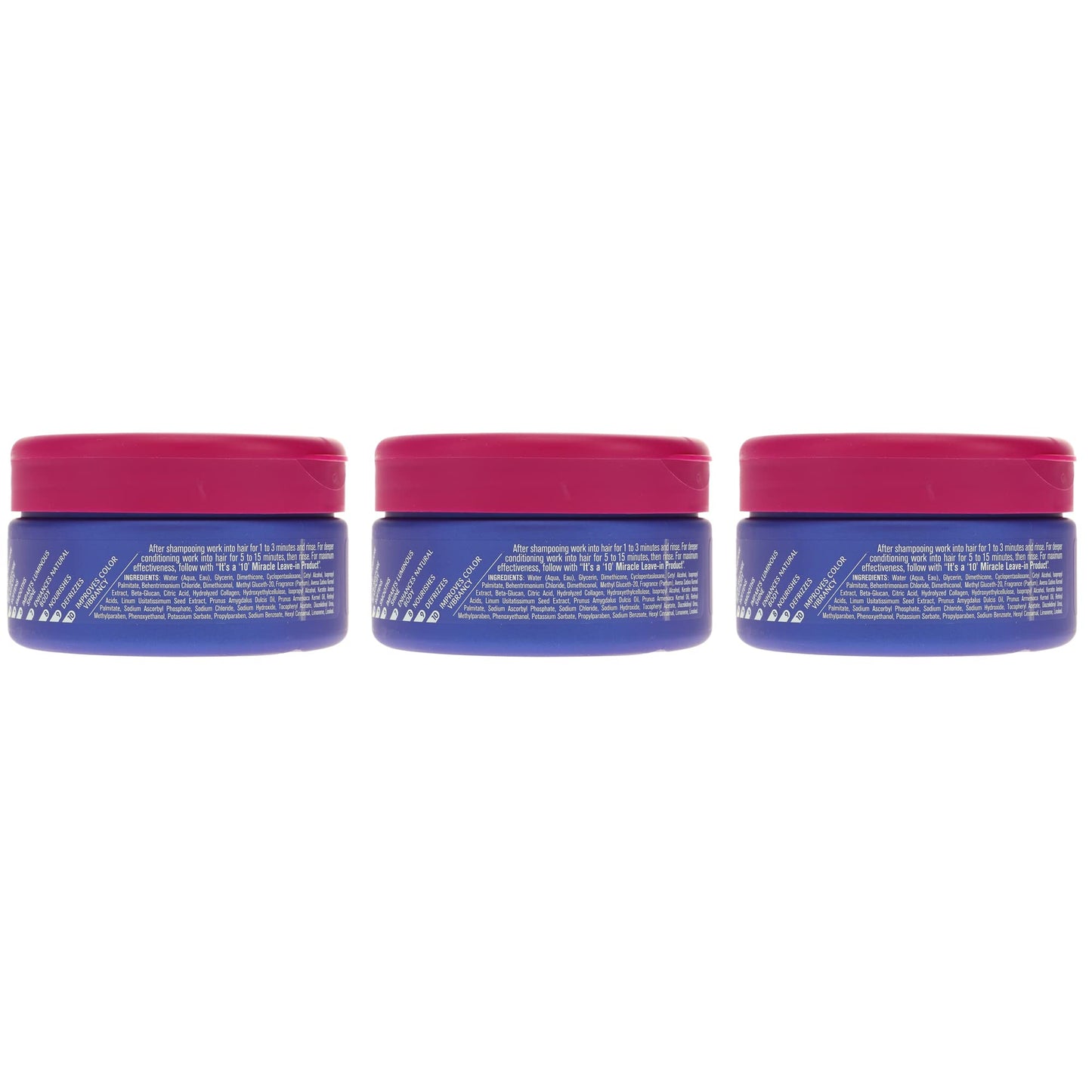 It's a 10 Haircare Miracle Hair Mask – 8 oz (Pack of 3) for Color-Treated Hair