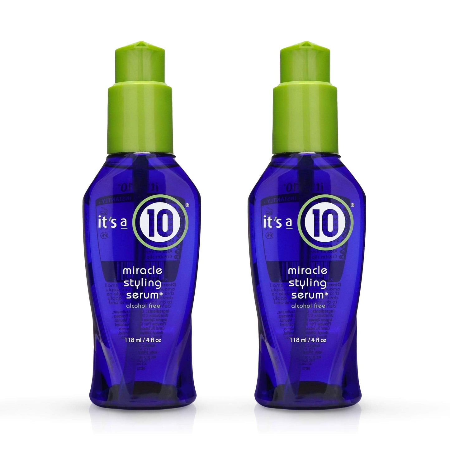 it's a 10 Miracle Styling Serum 4 oz (Pack of 2) | Humidity-Resistant, Smooth Shine