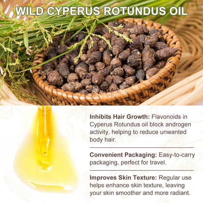 ITSDAWN Cyperus Rotundus Oil for Hair Removal – Smooth Skin, Gentle Moisturizer, 2.02 fl oz