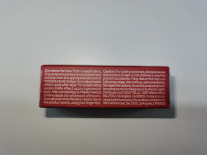 ITY Velvet Matte Lip Stain Mousse - Ruby Red Lip Clay, Conceals Lip Lines, Rich Pigment, 0.14 oz