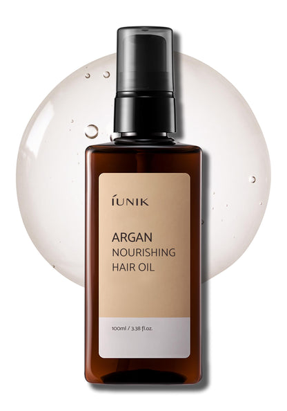 IUNIK Argan 3.9% Hair Oil Serum – Lightweight Nourishing Treatment for Dry & Damaged Hair