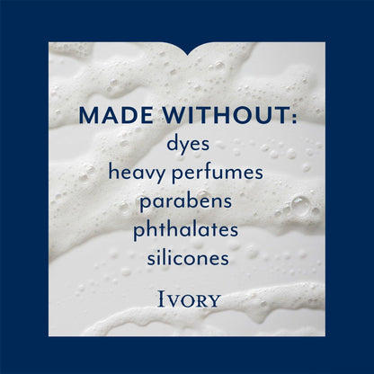 Ivory Body Wash Original – 12 oz (Pack of 3) | Dye-Free, Plant-Based Clean