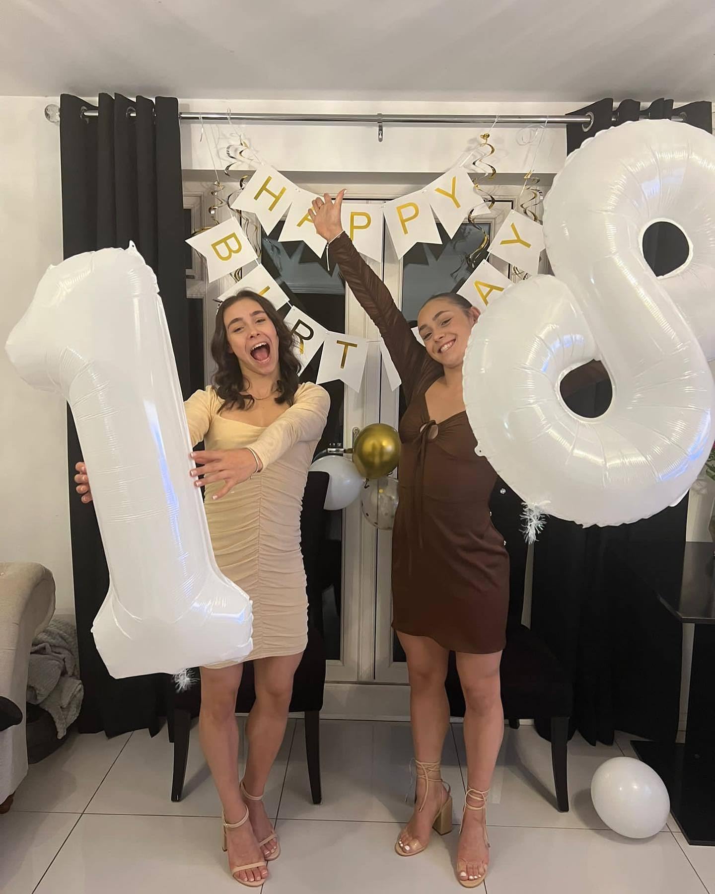 IWERP White Number 9 Balloon 40-Inch — Giant 9th Birthday Foil Balloon