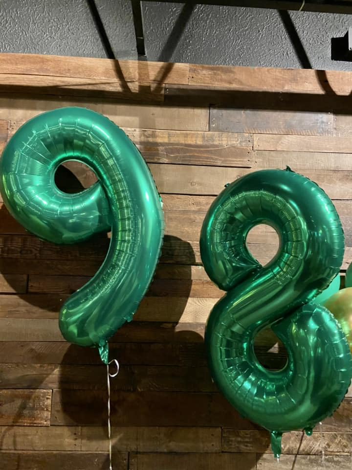 IWERP Green Number 50 Balloon – 40-Inch 50th Birthday Decorations