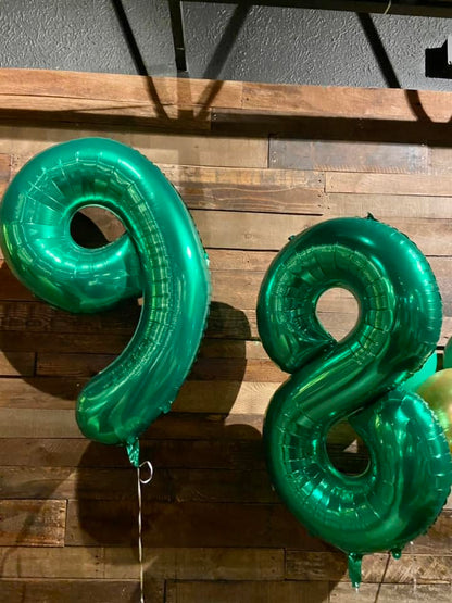 IWERP Green Number 50 Balloon – 40-Inch 50th Birthday Decorations