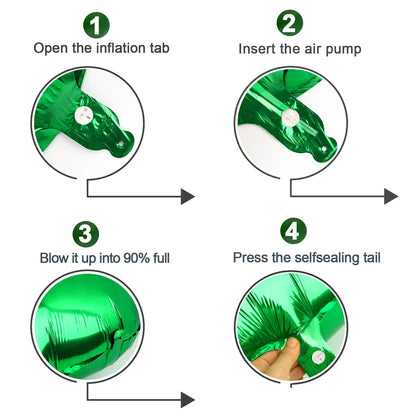 IWERP Green Number 50 Balloon – 40-Inch 50th Birthday Decorations
