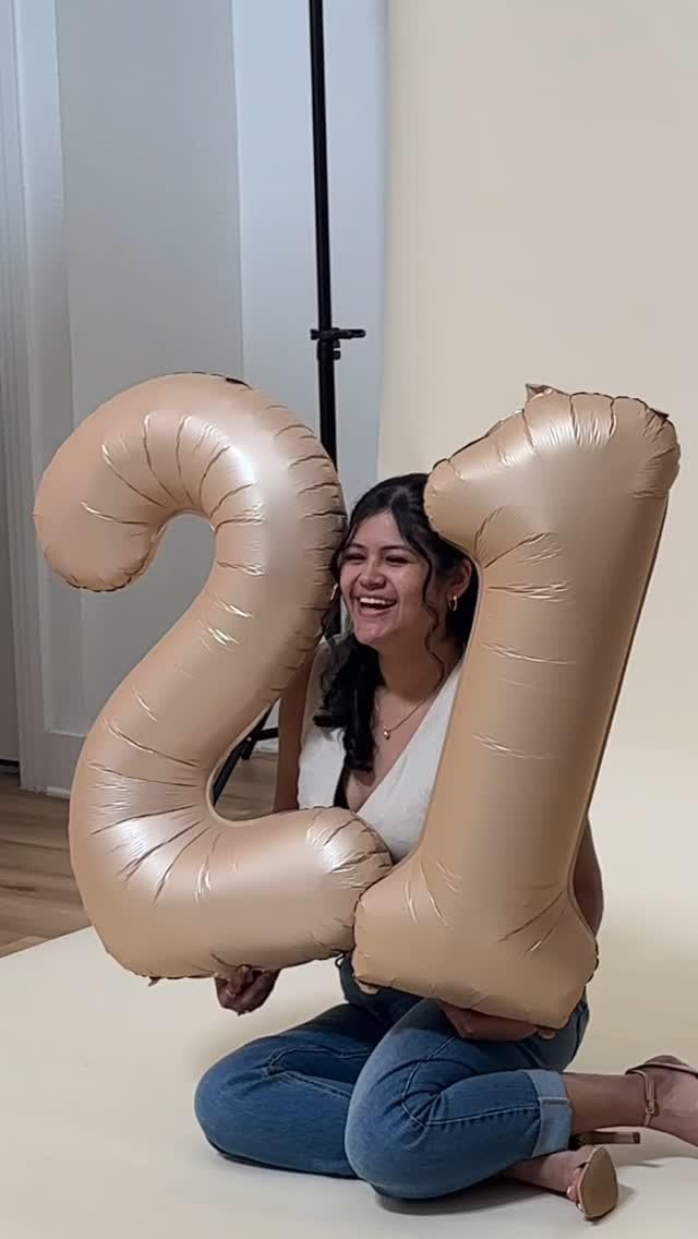 IWERP Light Brown Number 4 Balloon 40 Inch | 4th Birthday Decorations & Party Supplies
