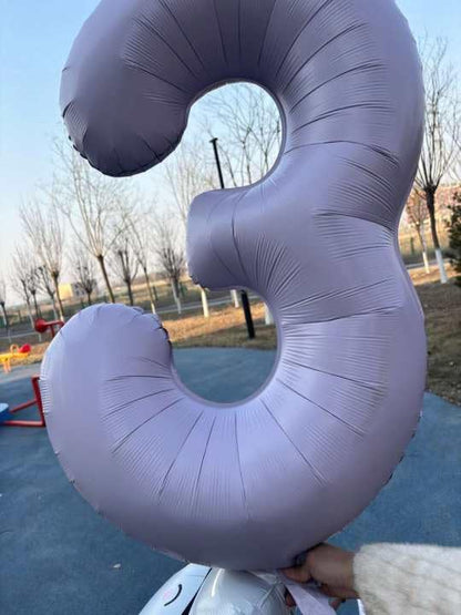 IWERP Lilac Number 8 Balloon 40 Inch – Lavender 8th Birthday Decor