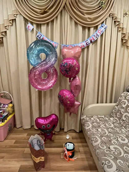 IWERP Starry Sky 4 Balloon 40-Inch – 4th Birthday Decorations