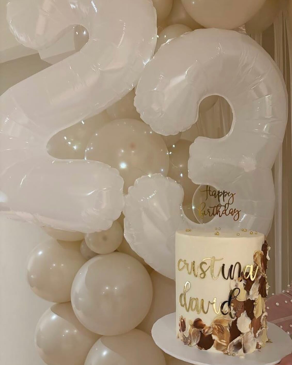 IWERP White Number 9 Balloon 40-Inch — Giant 9th Birthday Foil Balloon