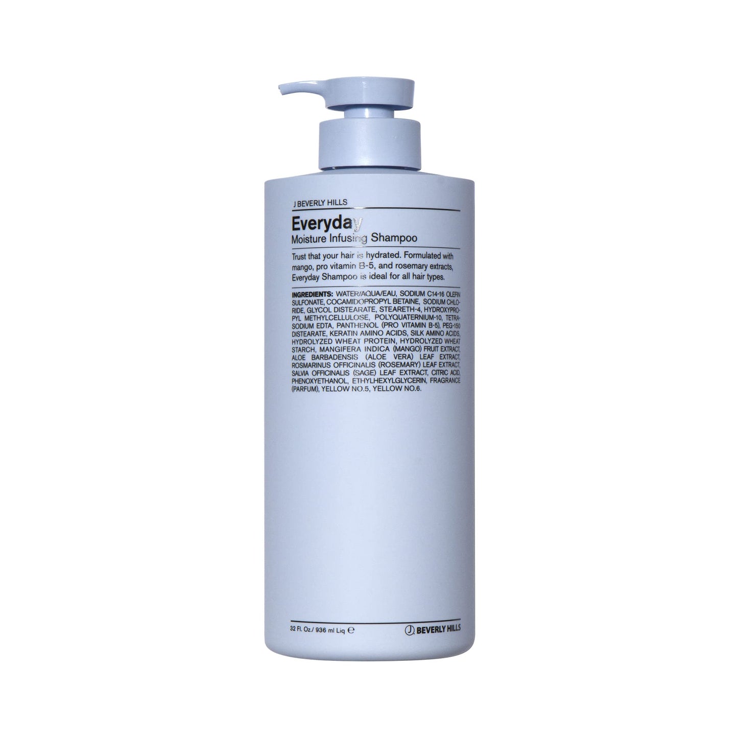 J Beverly Hills Blue Blonde Toning Shampoo with Coconut Oil – Deep Conditioning (32 oz)
