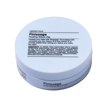J Beverly Hills Blue Finissage Finishing Texture Cream with Vitamin E - Shine, Definition & Pliable Hold, 2.5 oz
