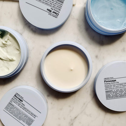 J Beverly Hills Blue Finissage Finishing Texture Cream with Vitamin E - Shine, Definition & Pliable Hold, 2.5 oz