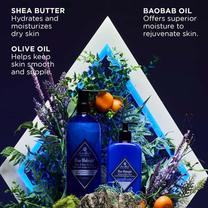 Jack Black Blue Midnight Body & Hair Cleanser – 33 oz, Sulfate-Free Dual-Purpose Wash