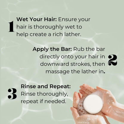 Jack59 All Natural Shampoo Bar for Normal Hair – Fragrance-Free, Unscented (3oz)