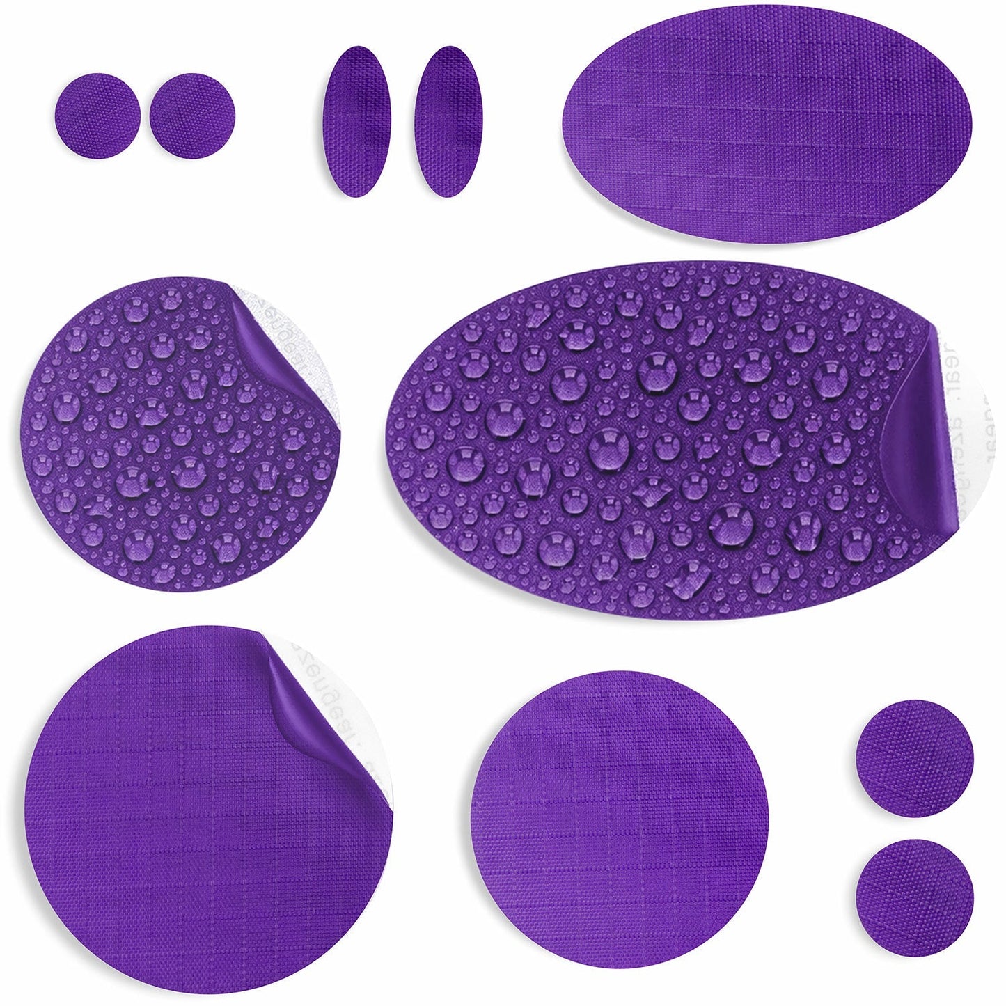 Repair Patches (30+ Colours) for Puffer Jackets, Tents, Upholstery - Stick On, Waterproof, Tear-Cold-Heat-Resistant