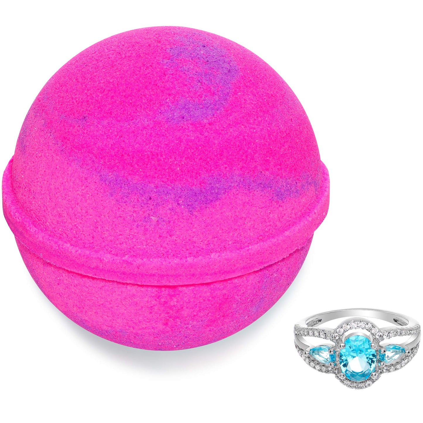 Jackpot Candles Love Potion Bath Bomb – Extra Large 10 oz, Ring Inside, Made in USA