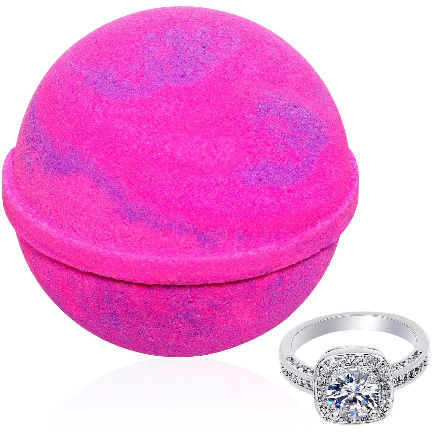 Jackpot Candles Love Potion Bath Bomb with Ring Inside – Extra Large 10 oz (USA Made)