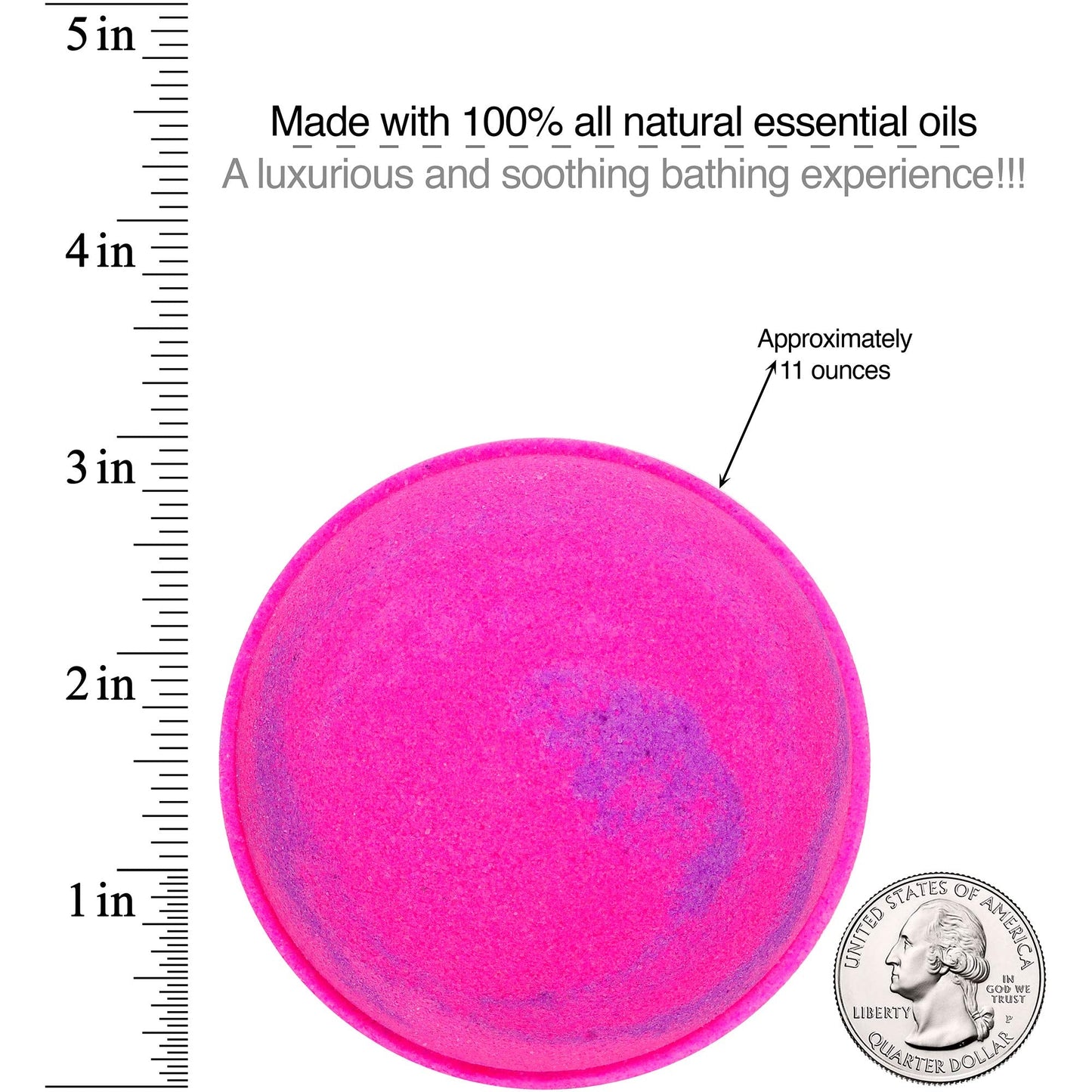 Jackpot Candles Love Potion Bath Bomb with Ring Inside – Extra Large 10 oz (USA Made)