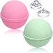 Jackpot Candles Mermaid Love Potion Bath Bombs Gift Set – 2 x 10oz with Ring Surprises, Made in USA