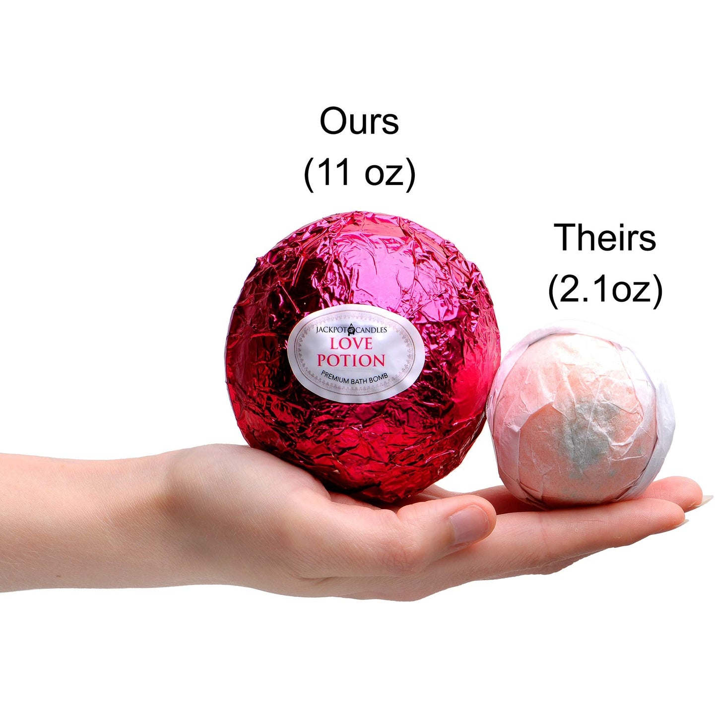 Mermaid Love Potion Bath Bombs Gift Set (2-Pack) – Ring Inside, Size 9, Made in USA | Jackpot Candles