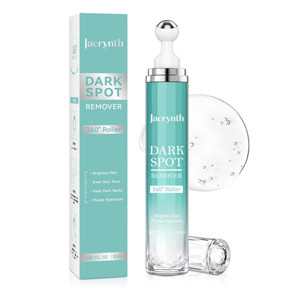 Jacrynth Dark Spot Remover Serum with 360° Roller — Acne Scars & Uneven Tone, 0.7 fl oz