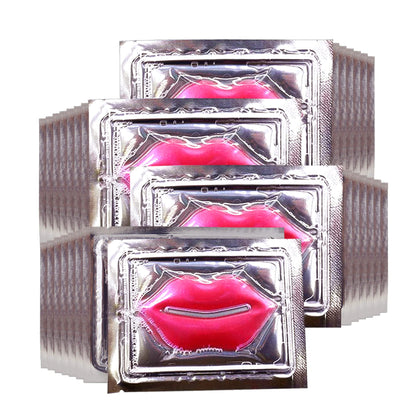 Jakuva 30PCS Collagen Lip Masks – Rose Pink Hydration & Overnight Nourishment