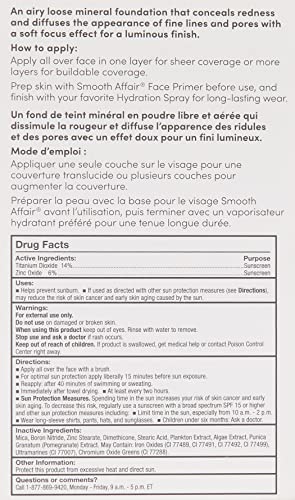 jane iredale Amazing Base Refillable Brush, Autumn – Mineral Foundation with SPF 20/15 (0.18 oz)