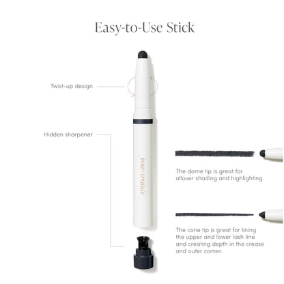 jane iredale ColorLuxe Eye Shadow Stick – Cream-to-Powder, Long-Wear, Vegan & Cruelty-Free – Bronze