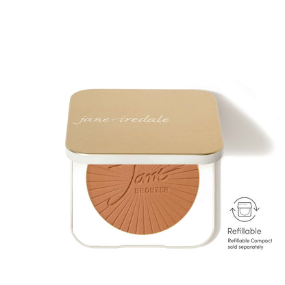 Jane Iredale PureBronze Matte Bronzer Refill — Buildable, Lightweight, Refillable Bronzing Powder (3 Natural Tones)