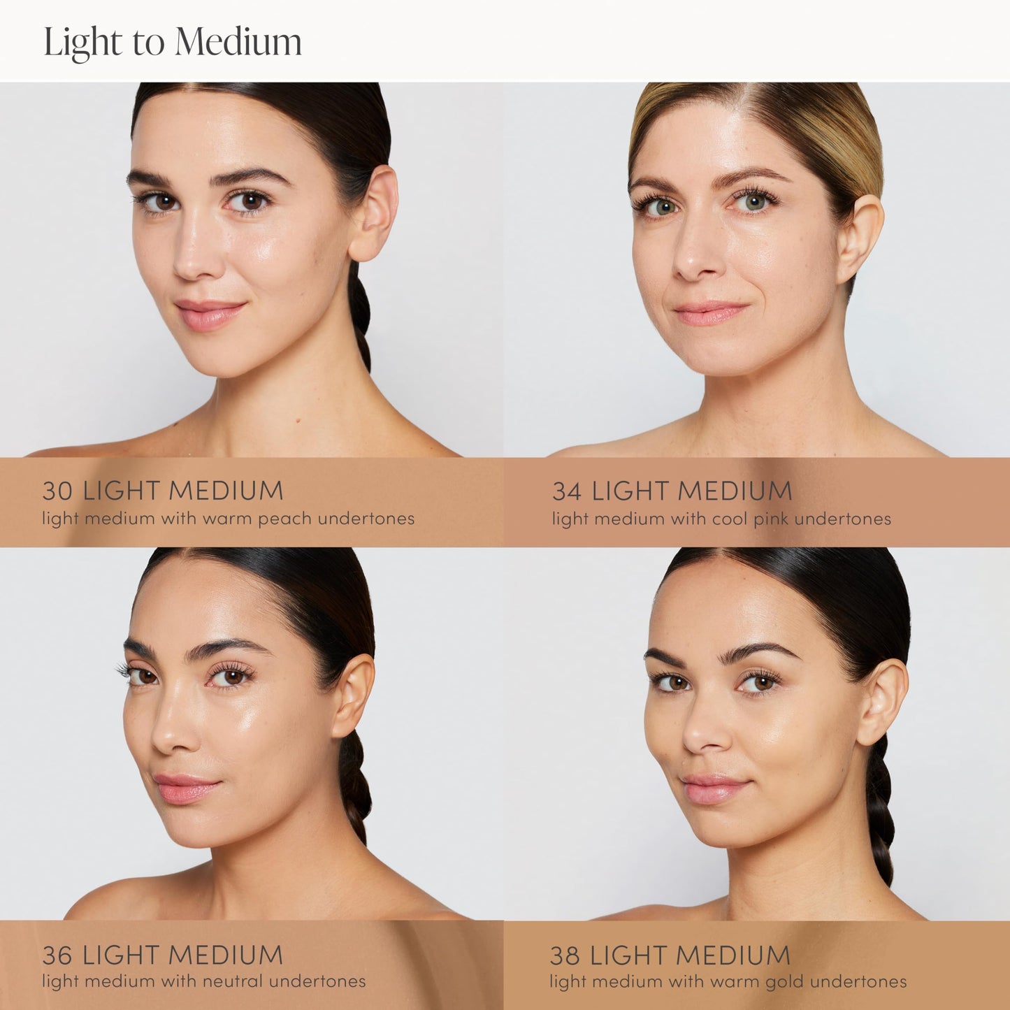 jane iredale Skintuition SPF 30 Radiance-Boosting Foundation 44 Medium | Lightweight, Buildable Coverage