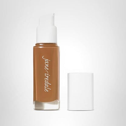jane iredale Skintuition SPF 30 Radiance-Boosting Foundation 60 Dark | Medium Buildable Coverage, Skin-Like Finish
