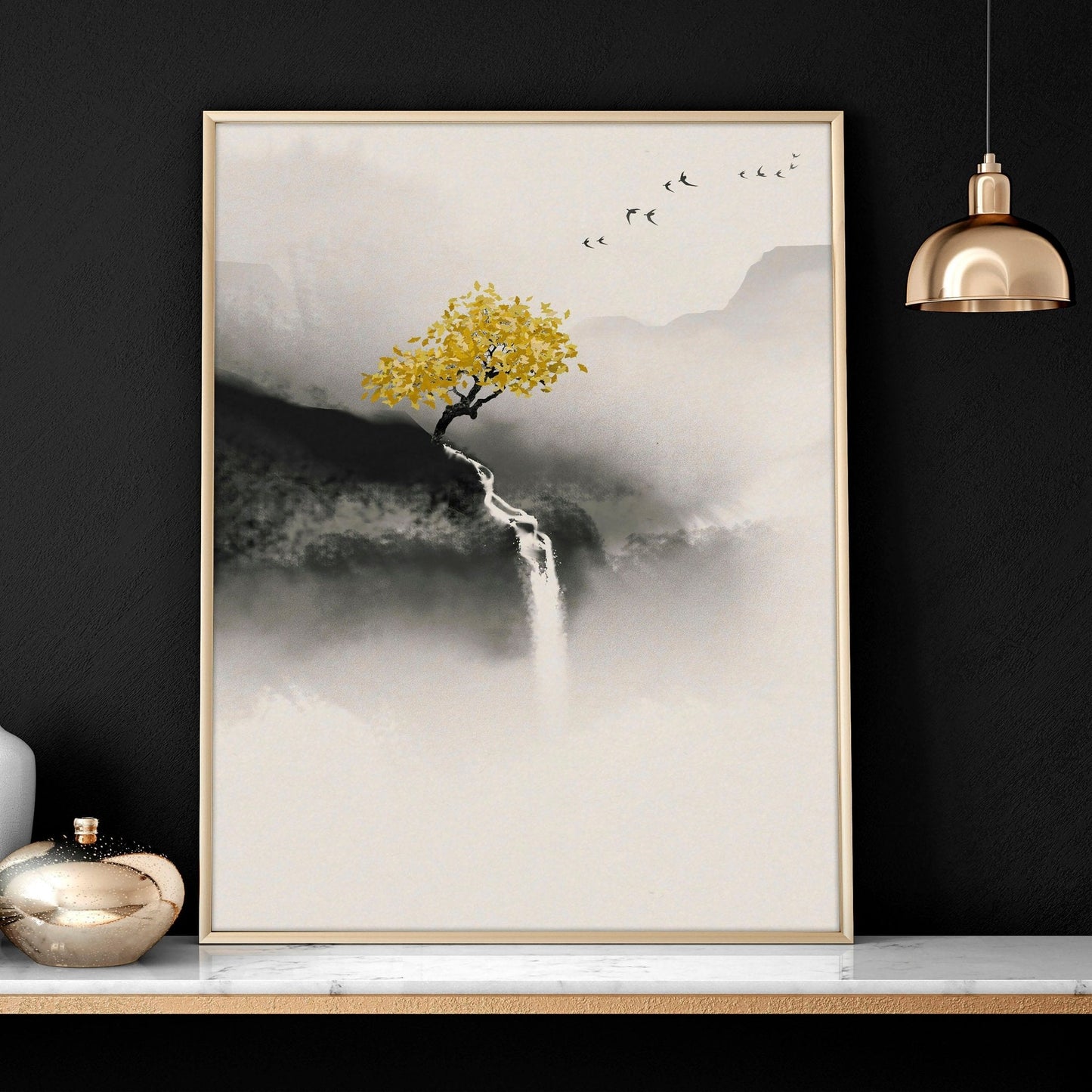 Japanese wall hanging | set of 3 wall art prints